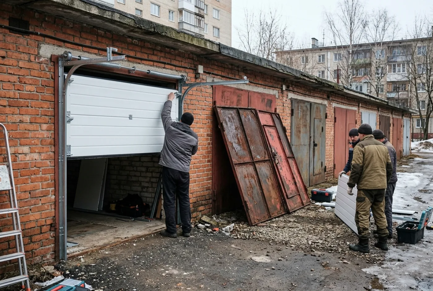 Замена гаражных ворот в Нижнем Тагиле